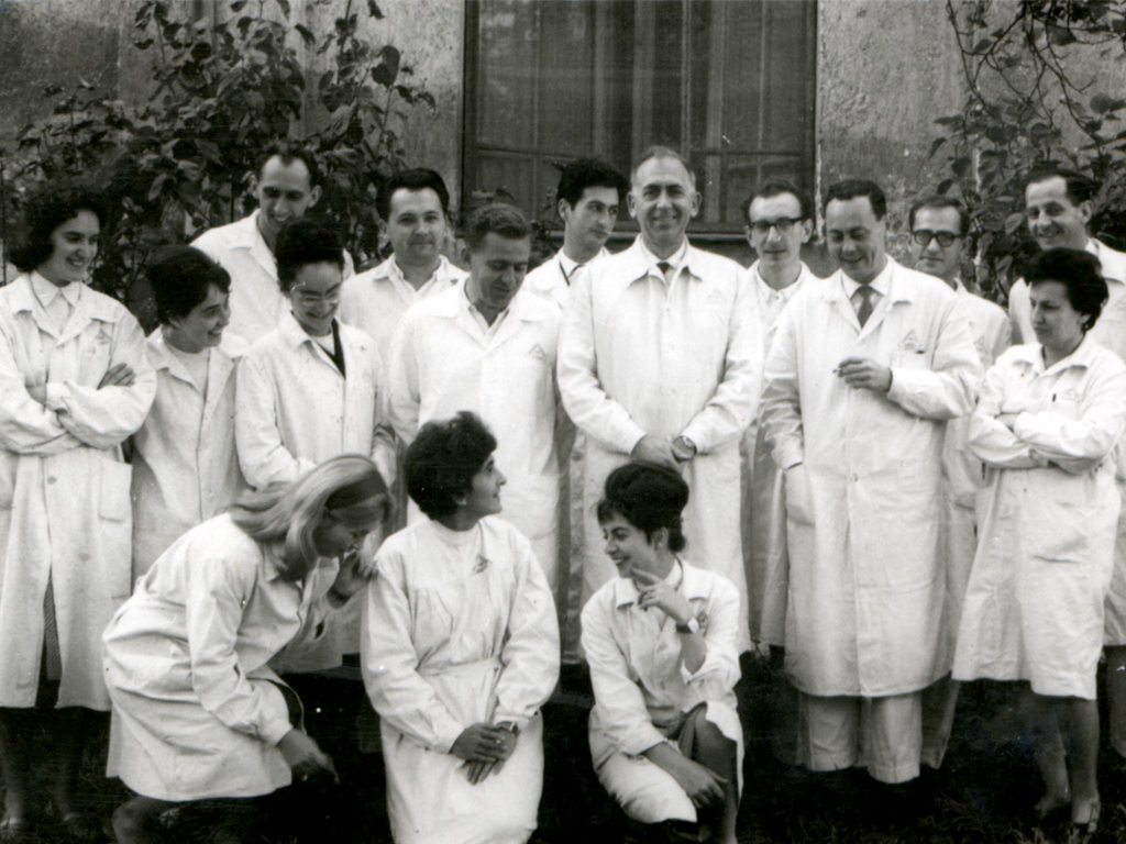 Szentágothai János és pécsi munkatársai 1963-ban