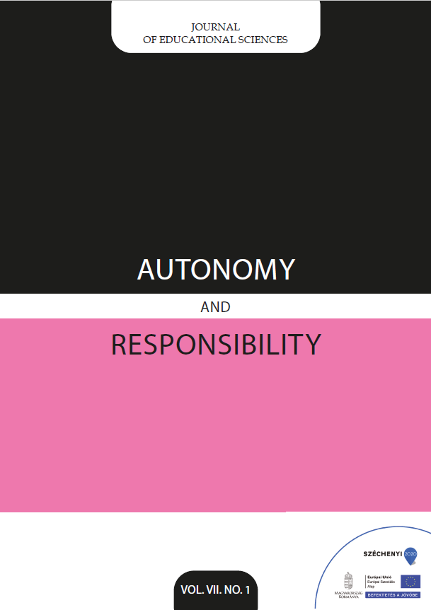 					View Vol. 7 No. 1 (2022): Autonomy and Reponsibility Journal of Educational Sciences
				