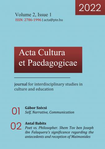 					View Évf. 2 szám 1 (2022): Acta Cultura et Pedagogicae
				